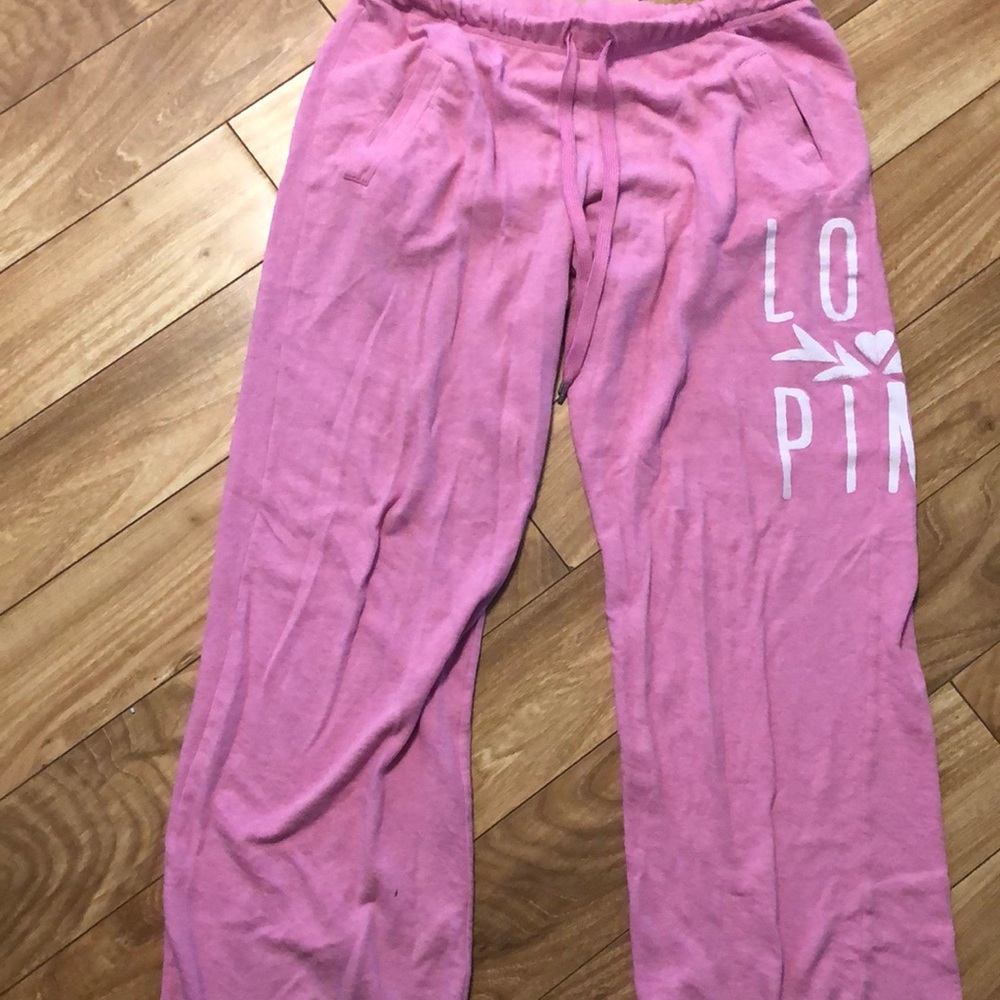 Pink sweats